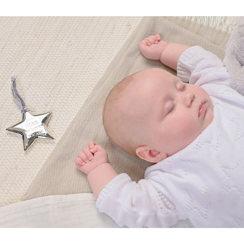 Bambino Silver Plated Star Plaque