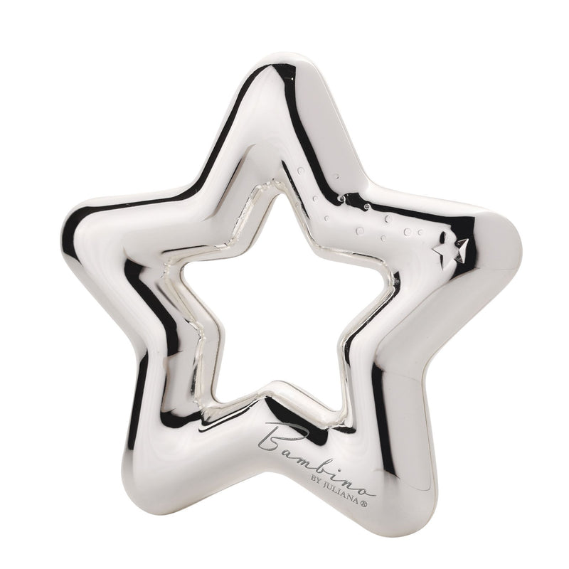 Bambino Silver Plated Star Rattle