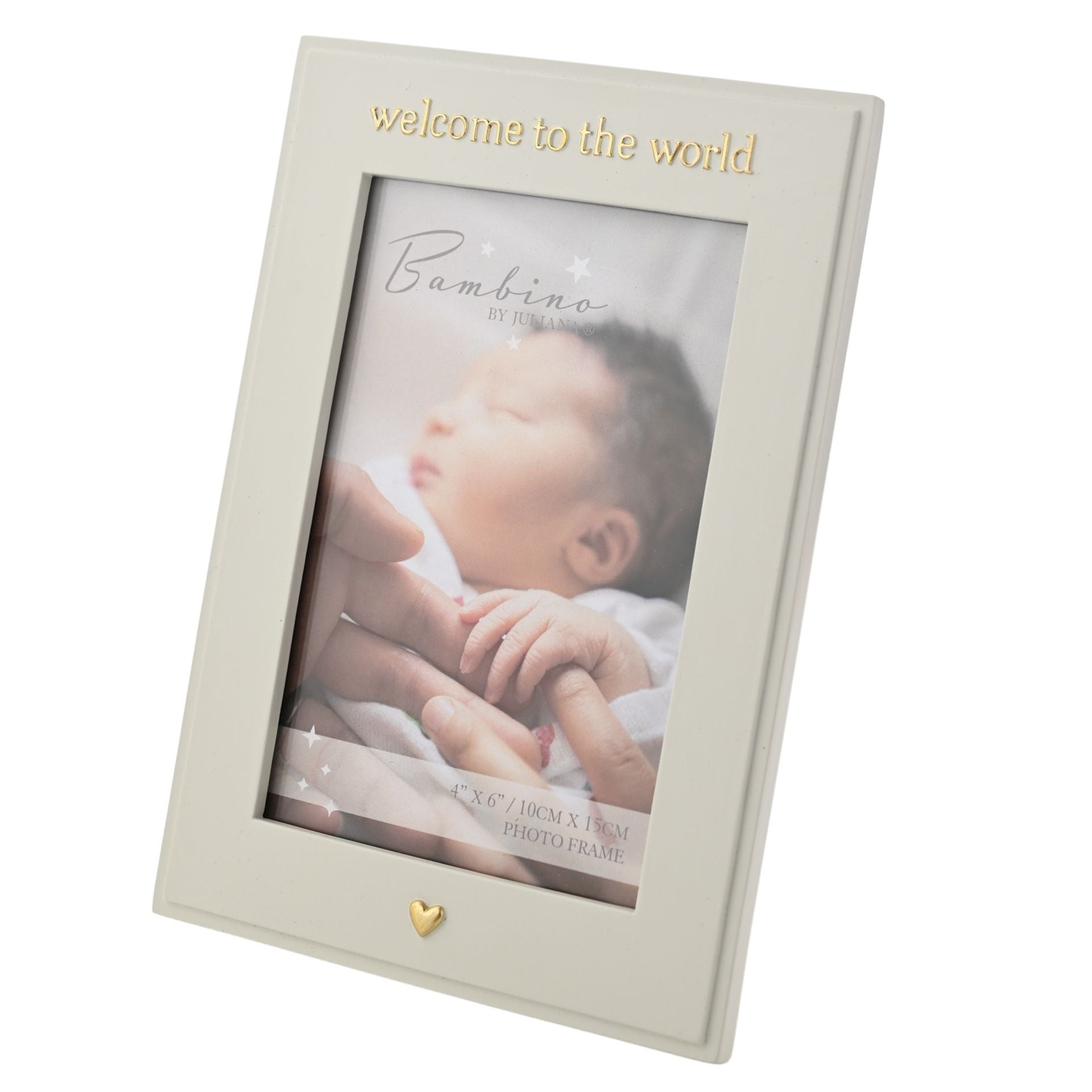 Bambino 'Welcome to the World' Photo Frame 4" x 6"