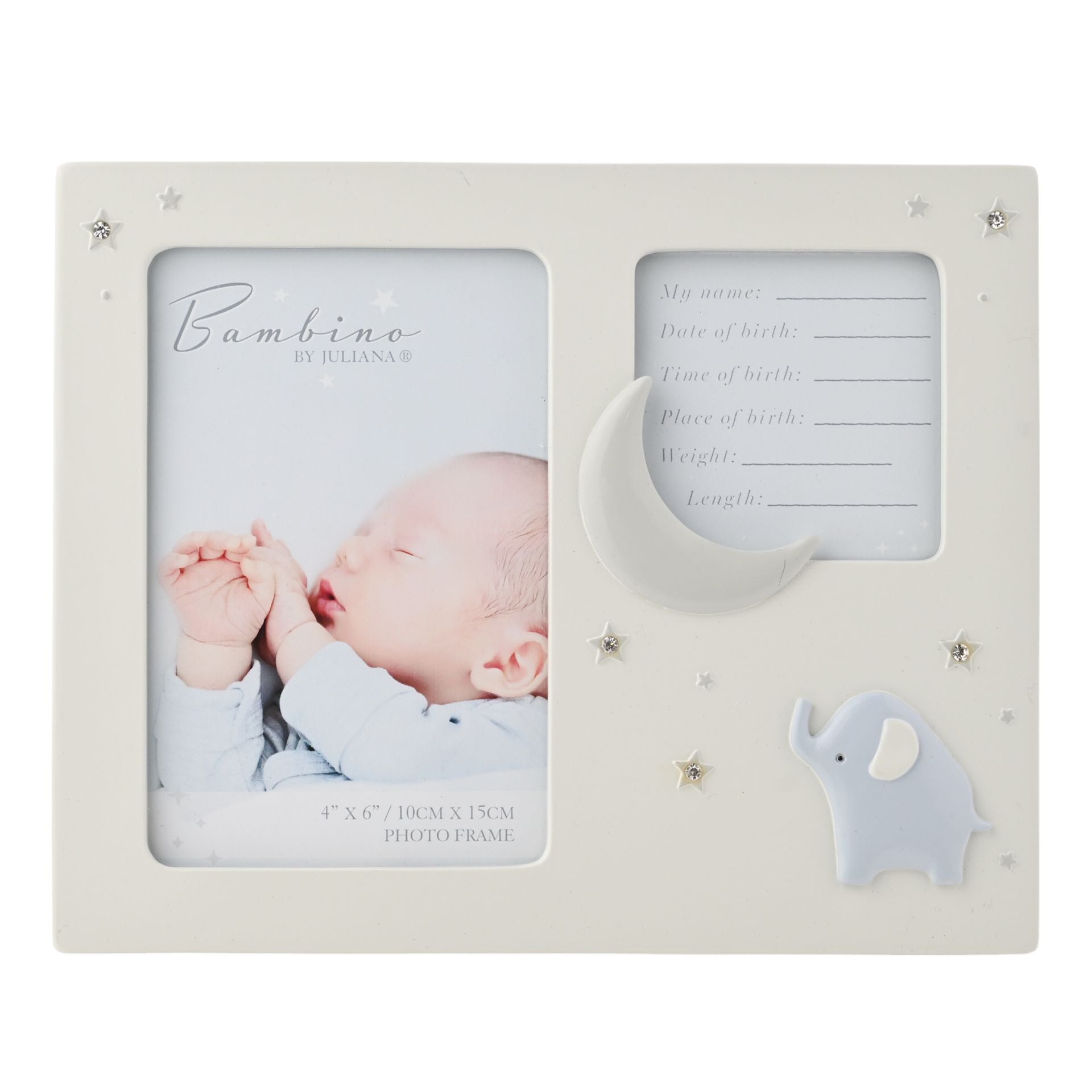 Bambino Data Photo Frame with Elephant Icon 4" x 6"