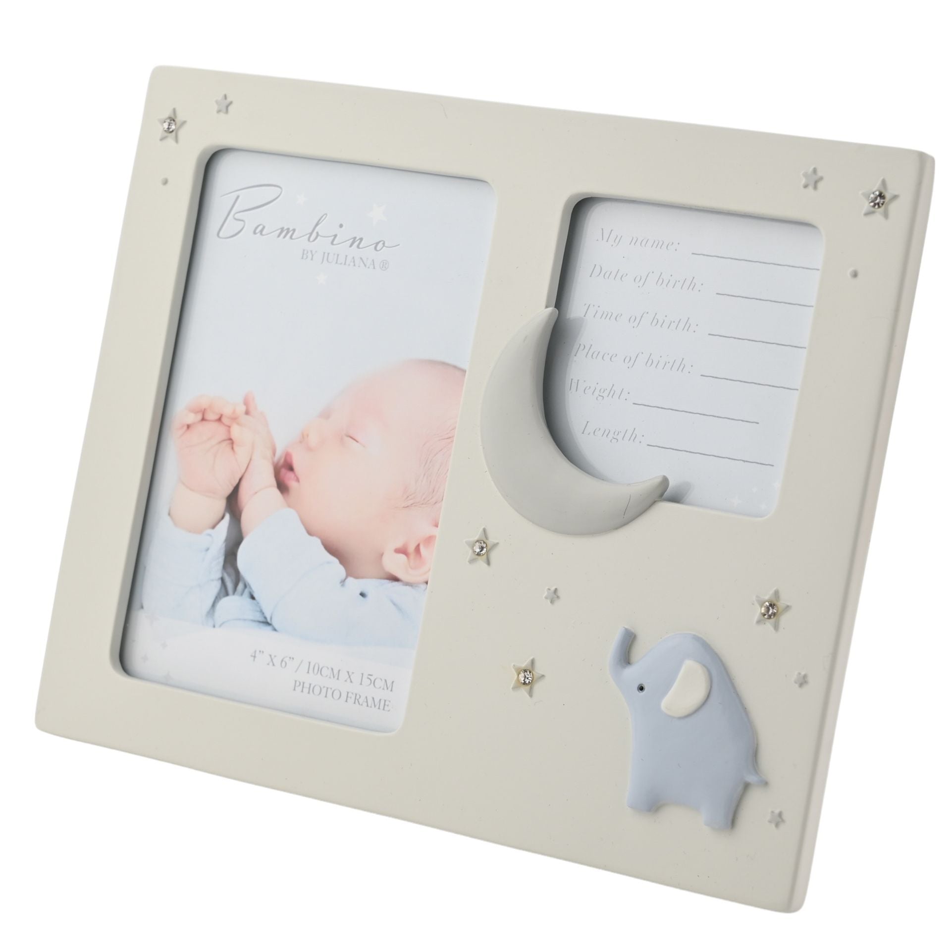 Bambino Data Photo Frame with Elephant Icon 4" x 6"