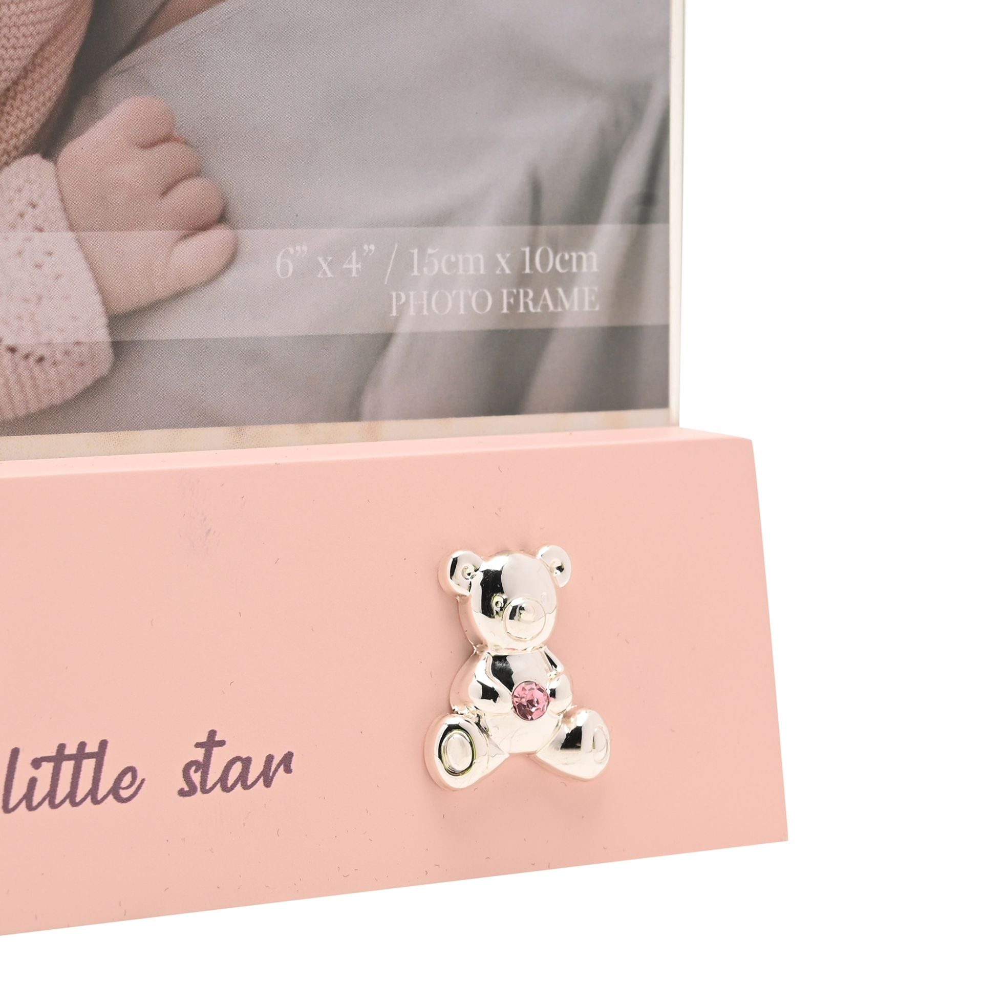 Bambino Block Frame 6" x 4" - Baby Girl