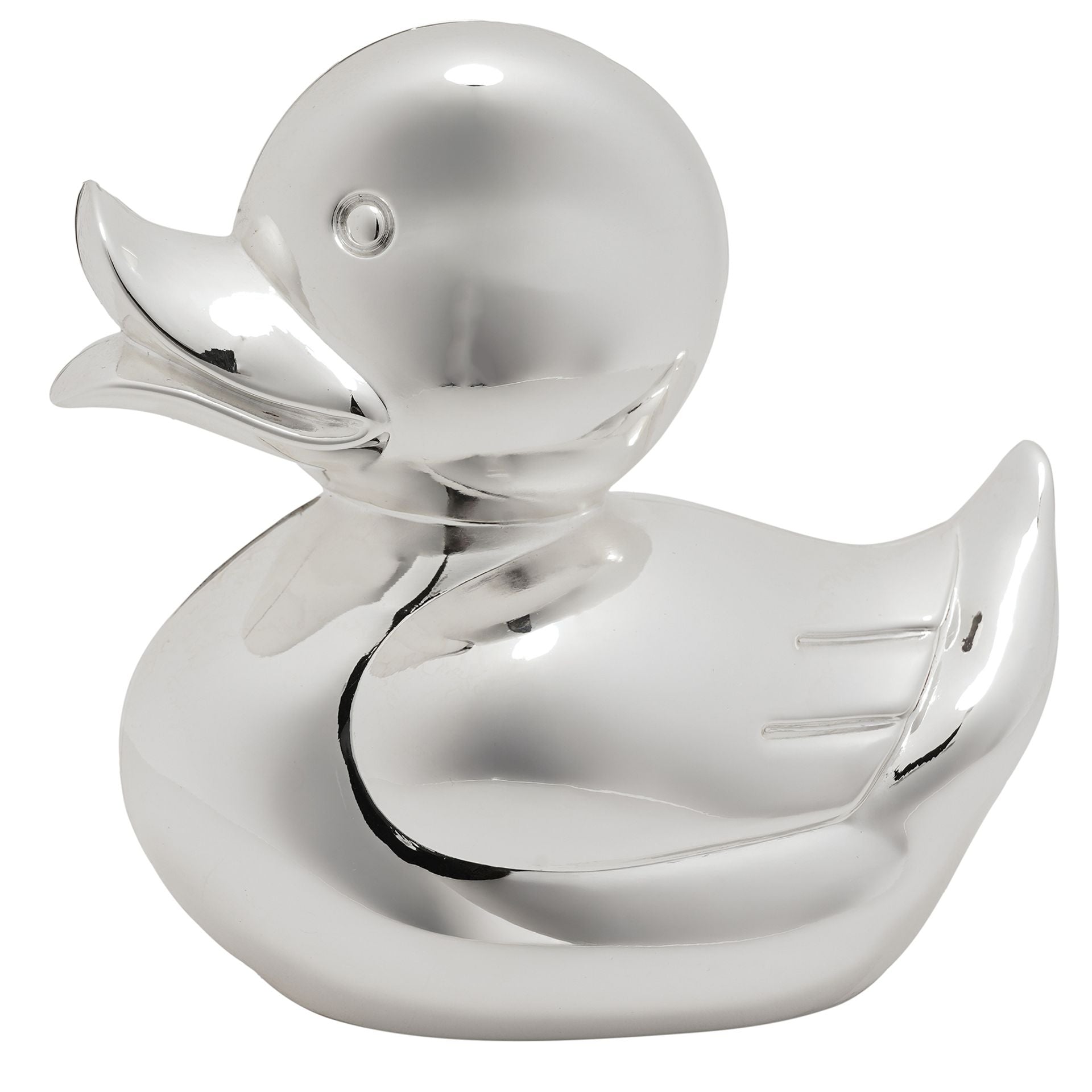 Bambino Silver Plated Money Box - Duck