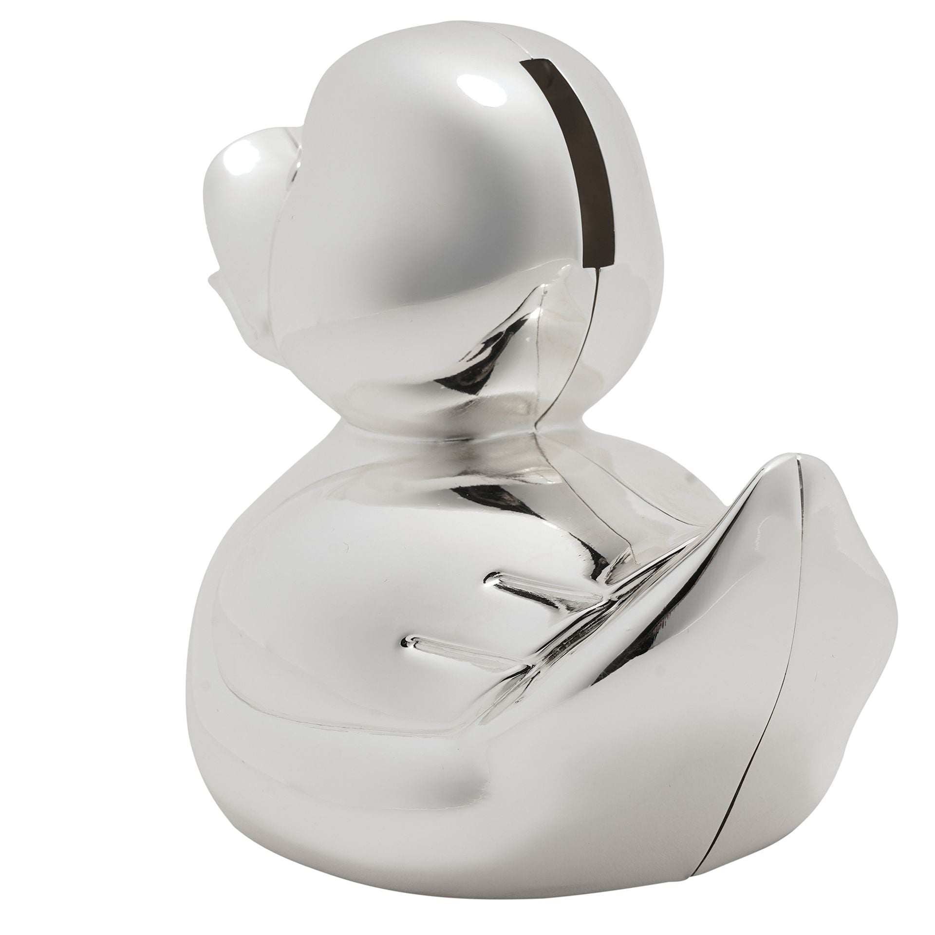 Bambino Silver Plated Money Box - Duck