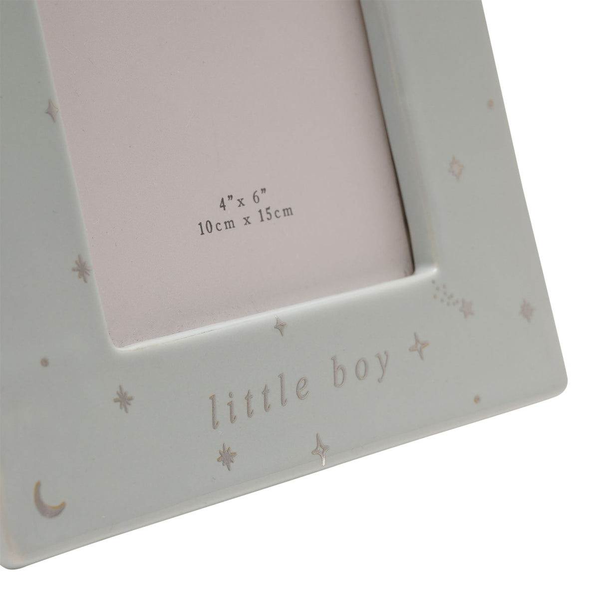 Bambino Arch Ceramic Frame 4" x 6" - Baby Boy