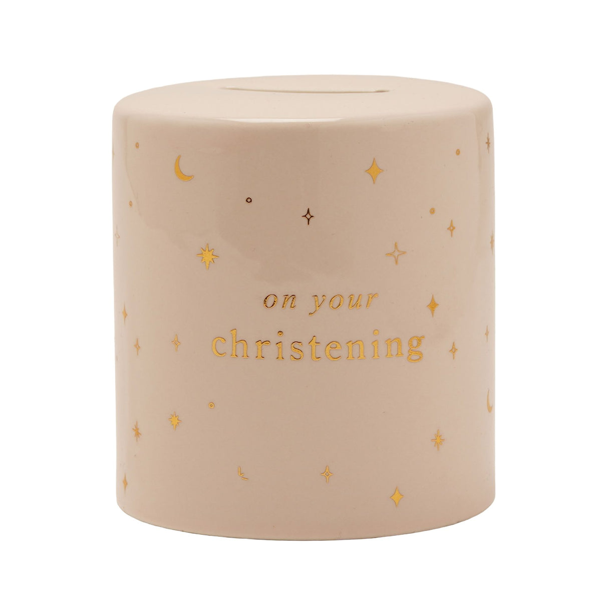 Bambino Round Money Box - Christening
