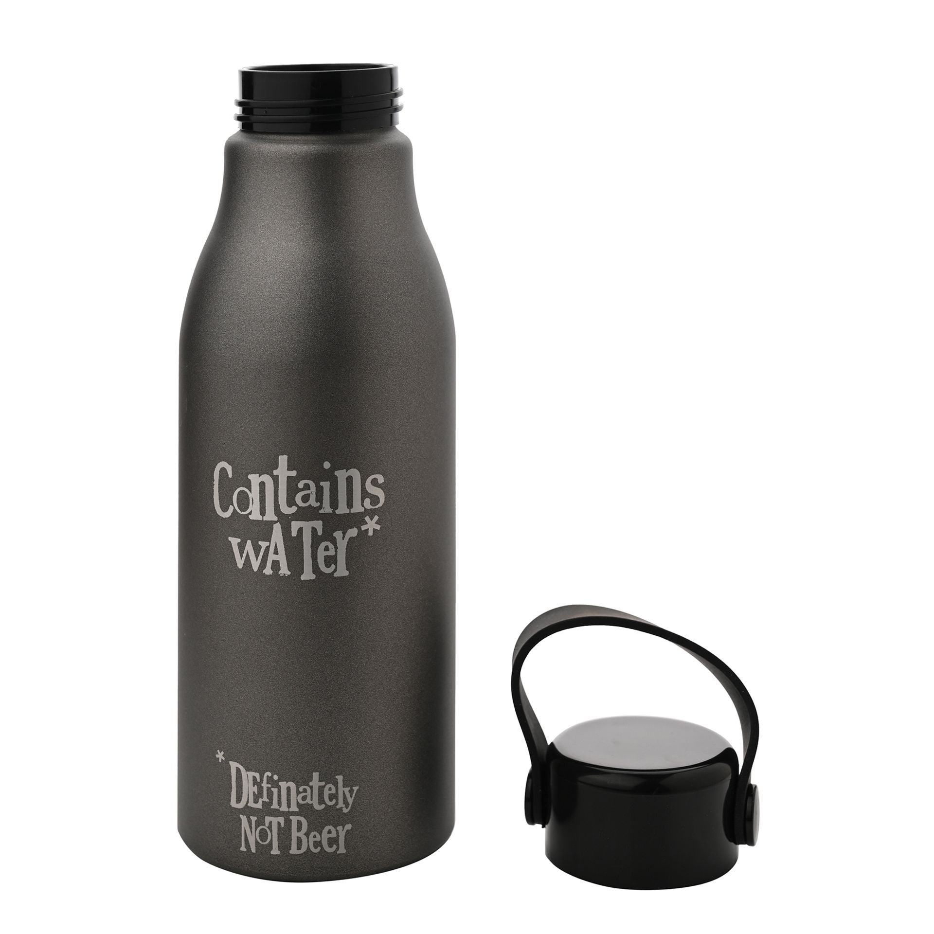 Brightside Aluminium Sports Bottle 680ml - Contains Water Not Beer