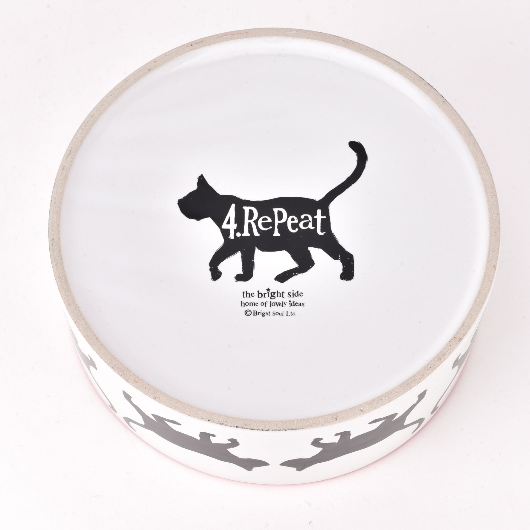 Brightside Ceramic Cat Bowl - To Do List