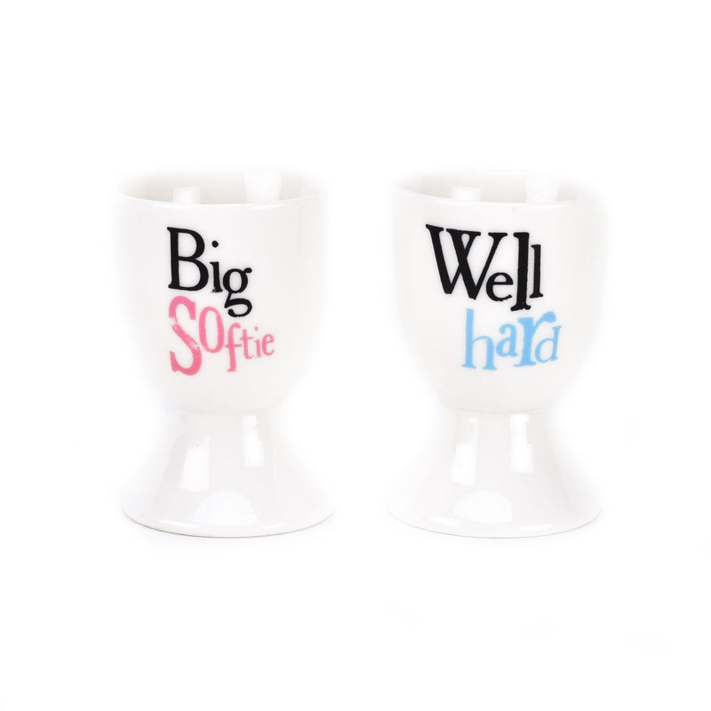 Brightside Pair of Egg Cups Big Softie, Well Hard