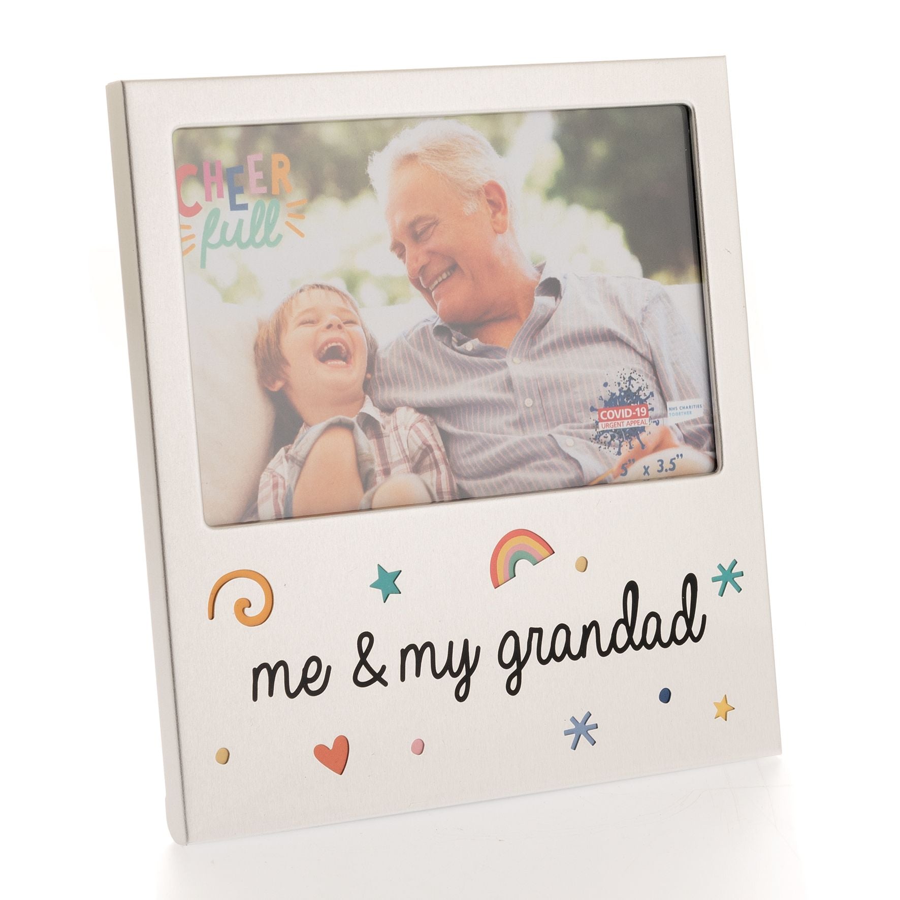 Aluminium Photo Frame 5" x 3.5" - Me and My Grandad