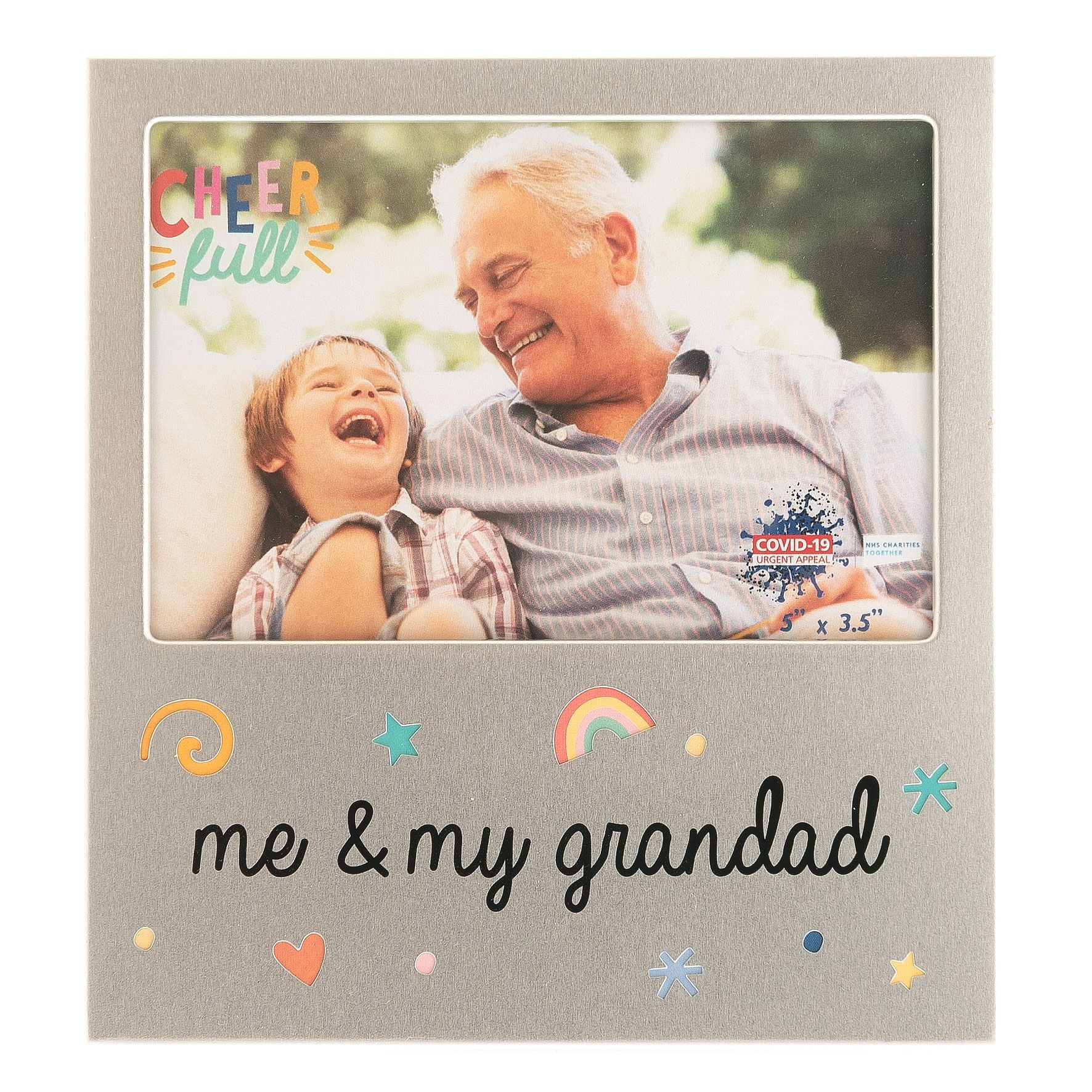 Aluminium Photo Frame 5" x 3.5" - Me and My Grandad