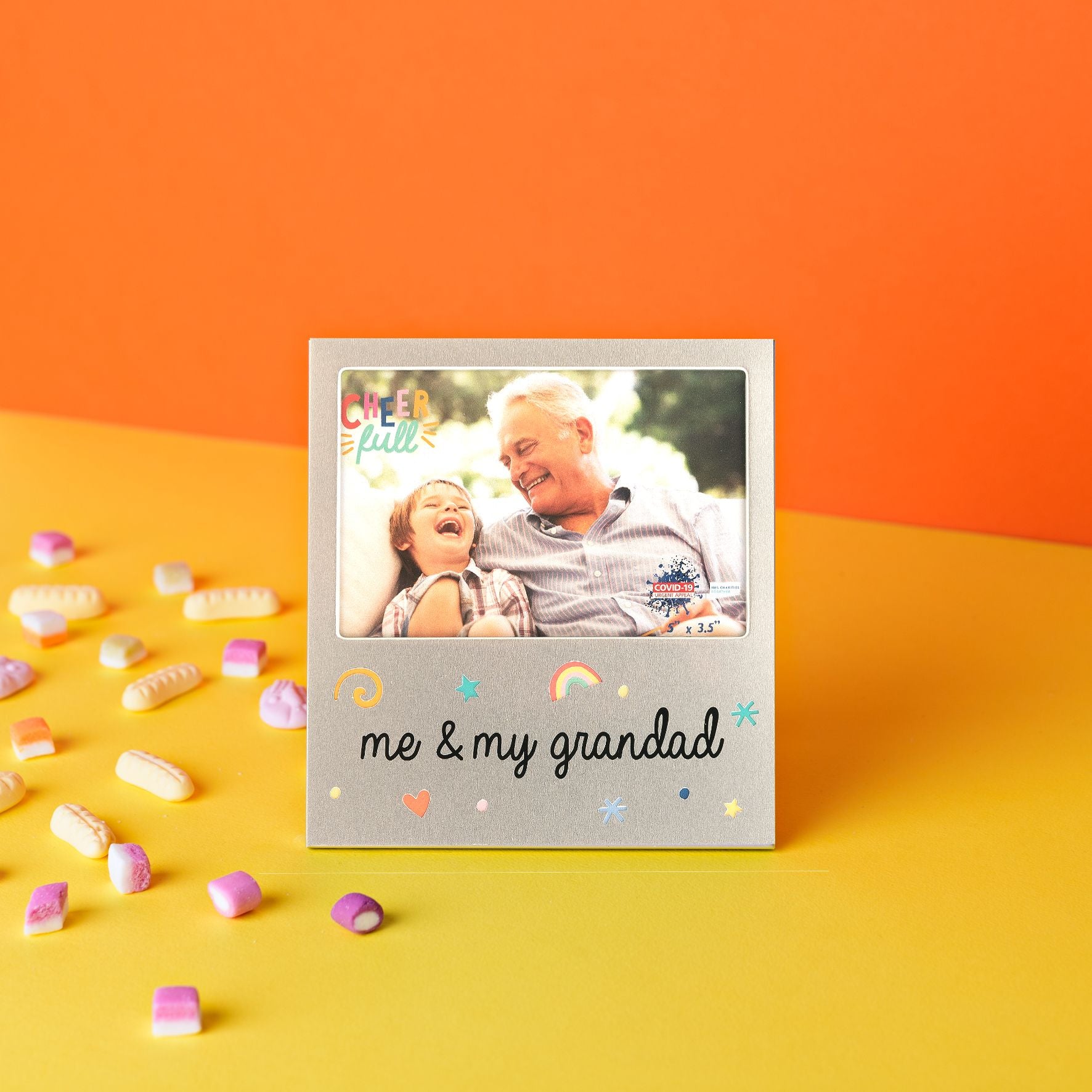 Aluminium Photo Frame 5" x 3.5" - Me and My Grandad