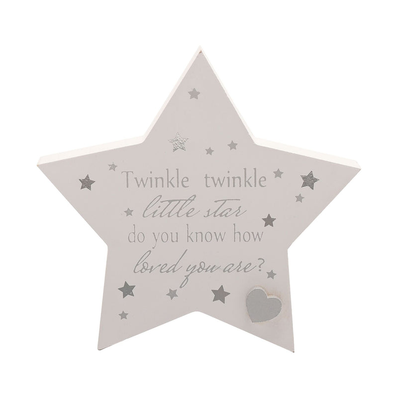 Twinkle Twinkle Star Mantel Plaque