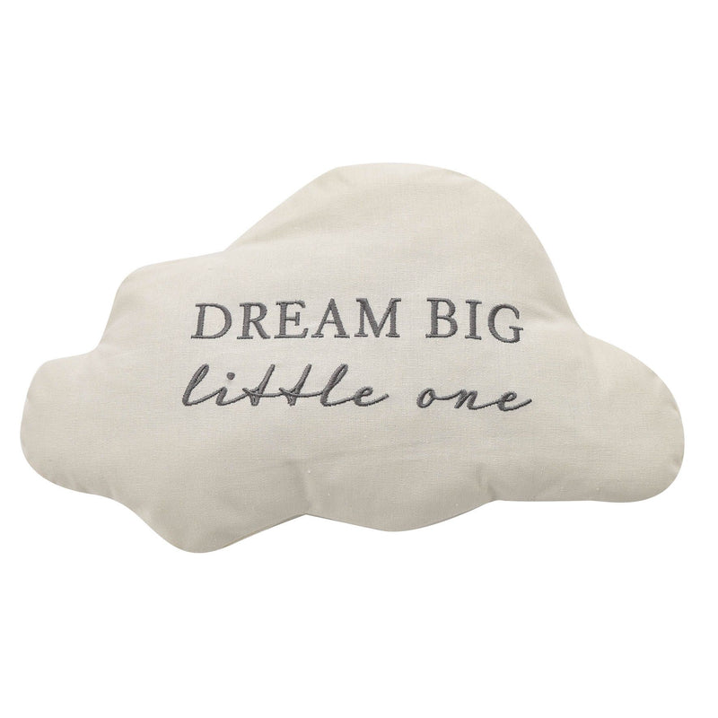 Bambino Linen Cloud Shaped Mini Cushion Dream Big