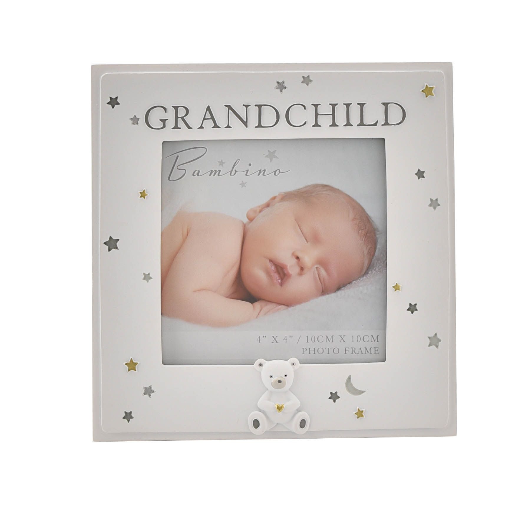 Bambino Resin Grandchild Photo Frame 4" x 4"