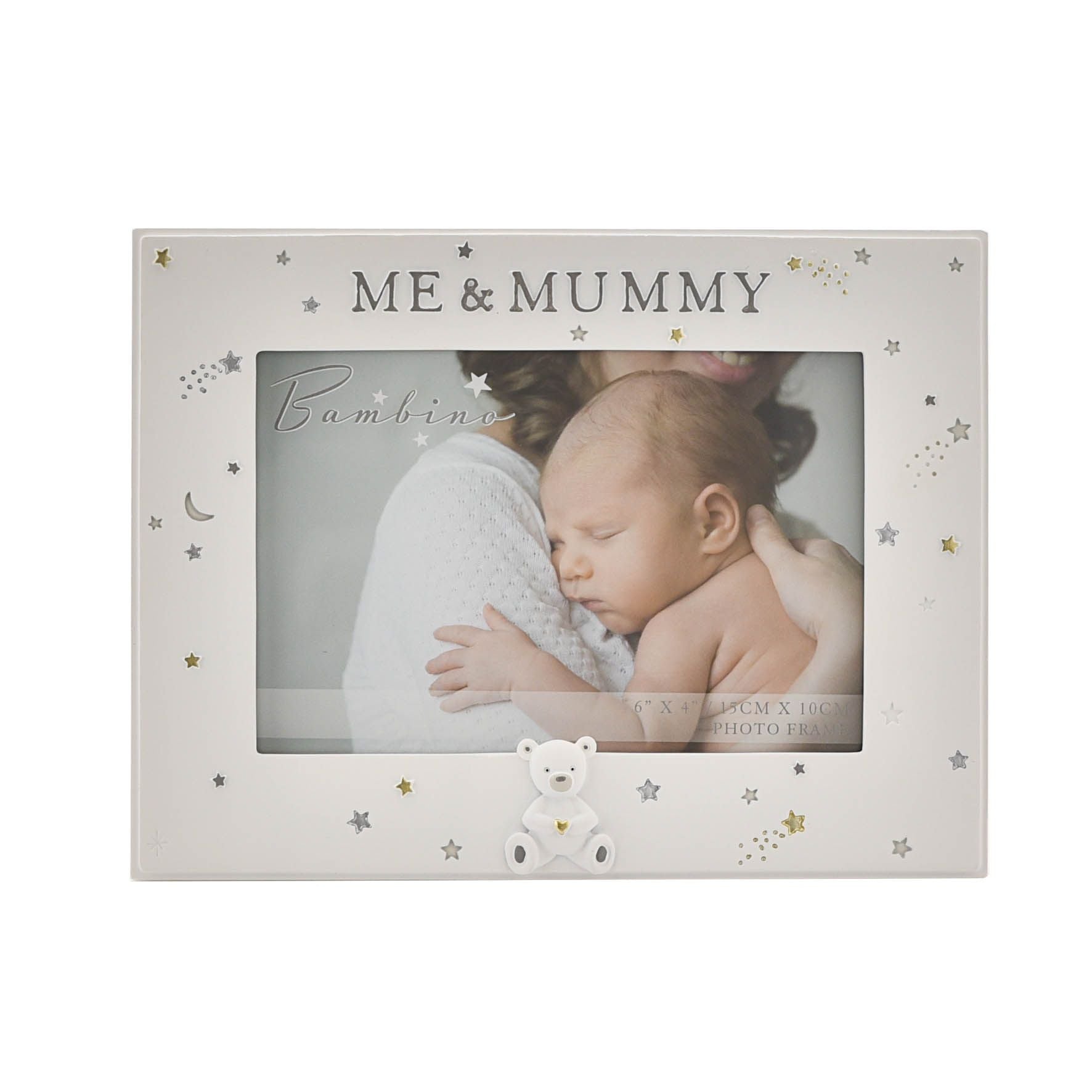 Bambino Resin Mummy & Me Photo Frame 6" x 4"