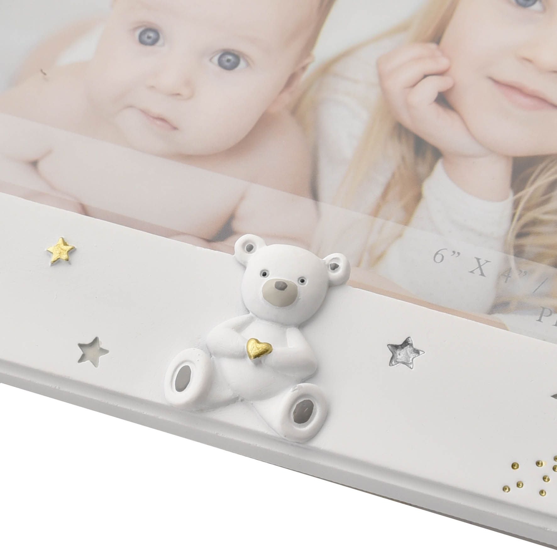 Bambino Resin Me & My Sister Photo Frame 6" x 4"