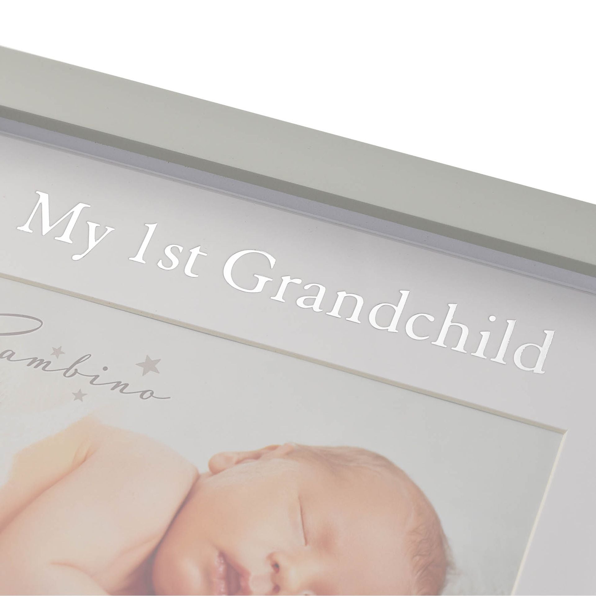 Bambino My First Grandchild Frame 6" x 4" in Lidded Gift Box