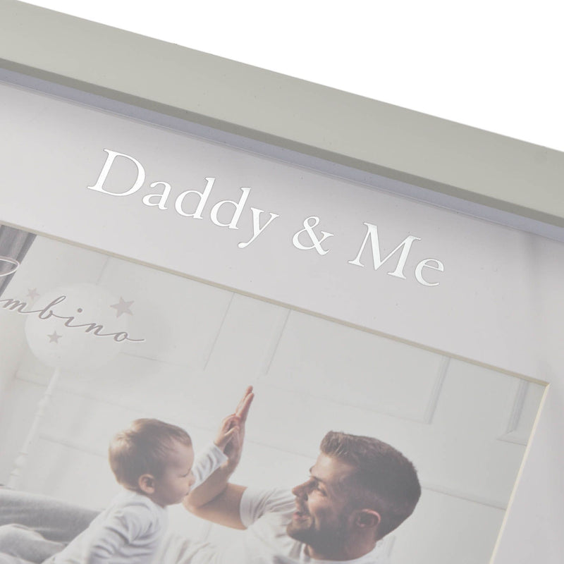 Bambino Daddy & Me Frame 6" x 4" in Lidded Gift Box