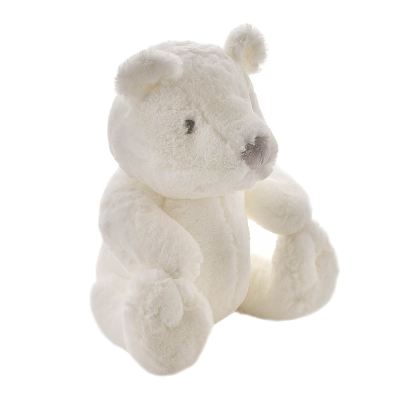 Bambino White Plush Bear Large 31cm