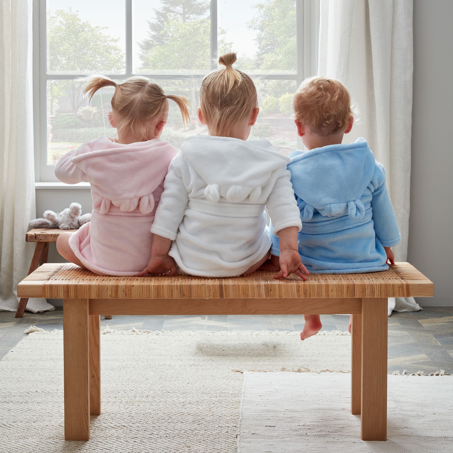 Bambino Babys First Dressing Gown - Blue 3-6 Months