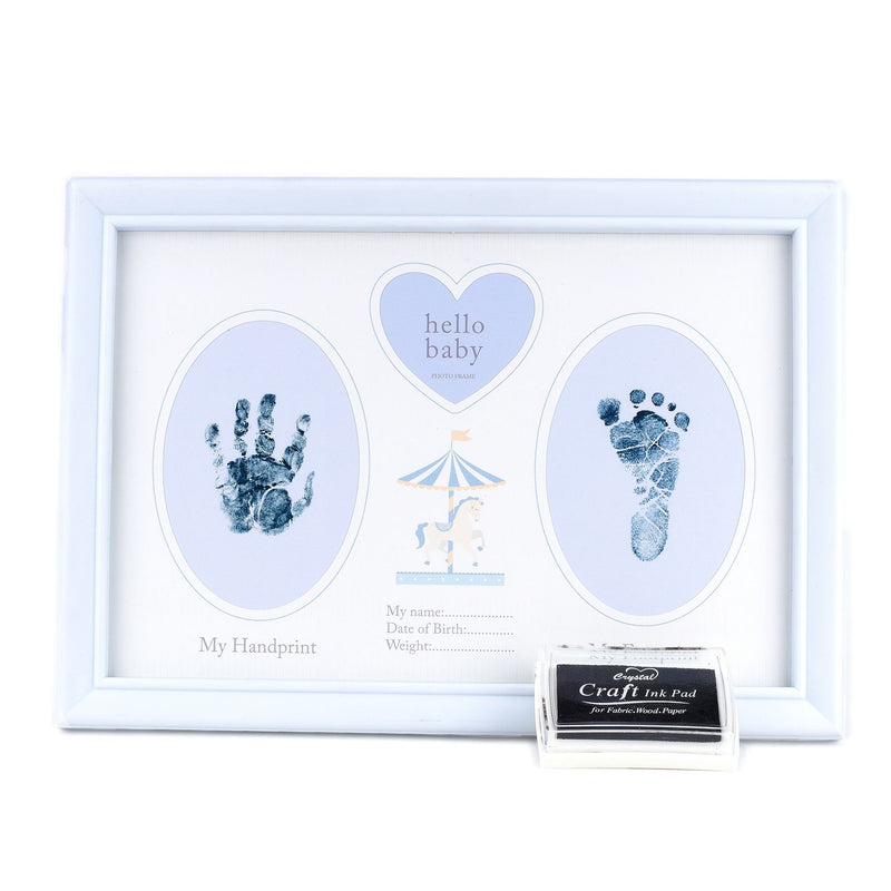 Hello Baby Handprint Frame "Baby Boy" *(36/12)*
