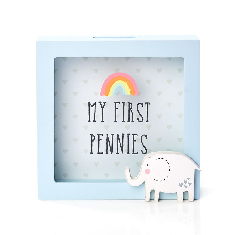 Petit Cheri Money Box Elephant Design "My First Pennies"