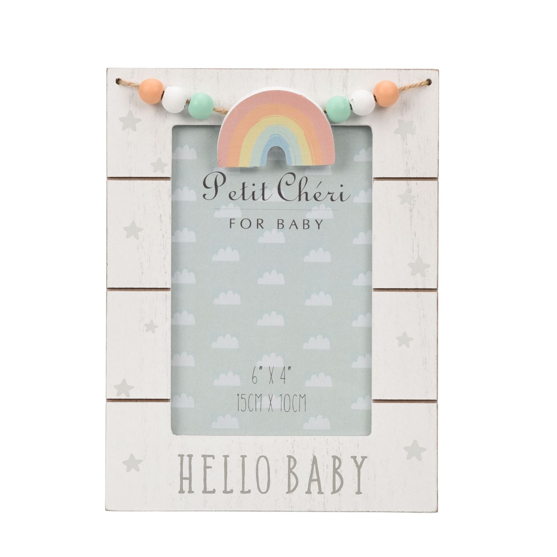 Petit Cheri Photo Frame "Hello Baby" 4" x 6"