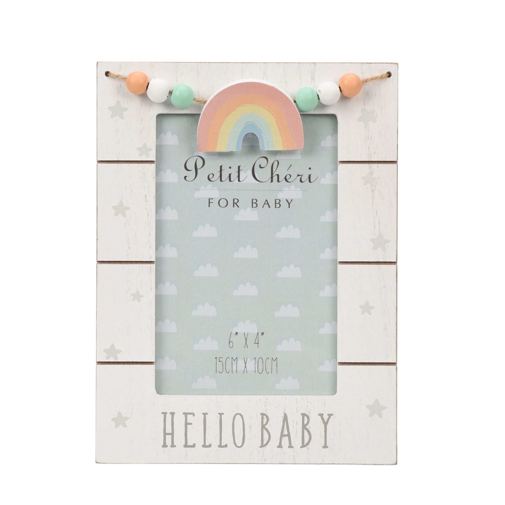 Petit Cheri Photo Frame "Hello Baby" 4" x 6"