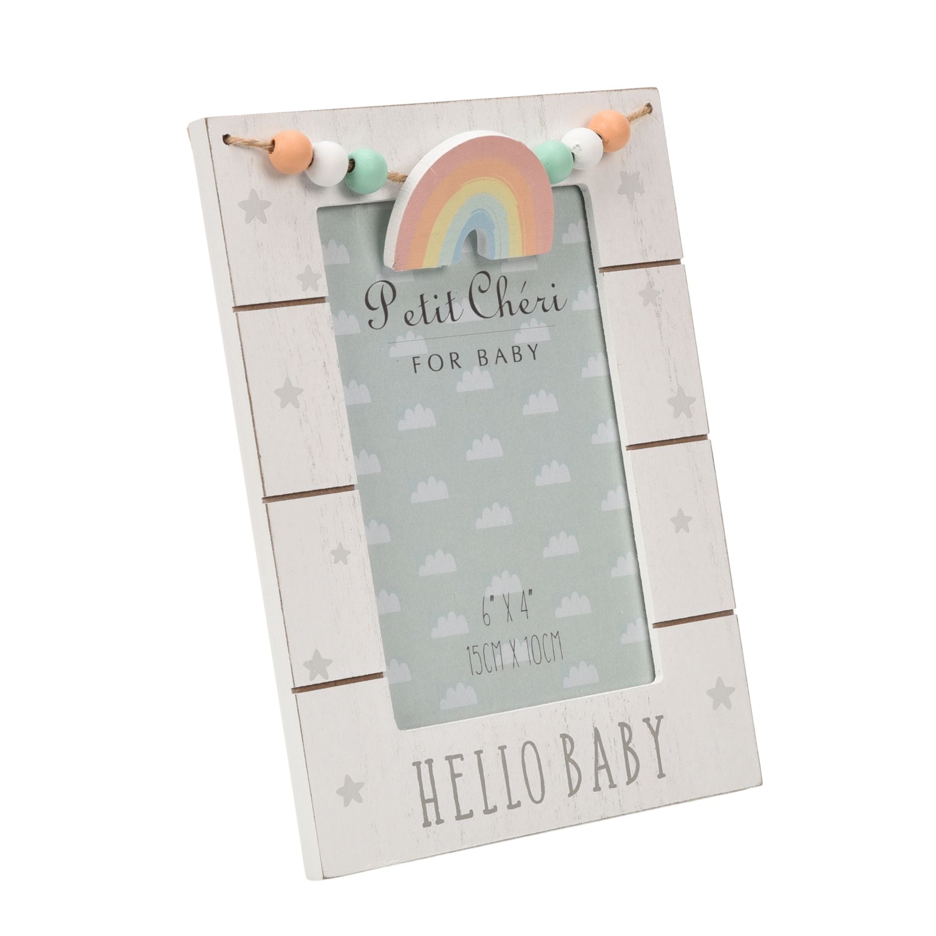 Petit Cheri Photo Frame "Hello Baby" 4" x 6"