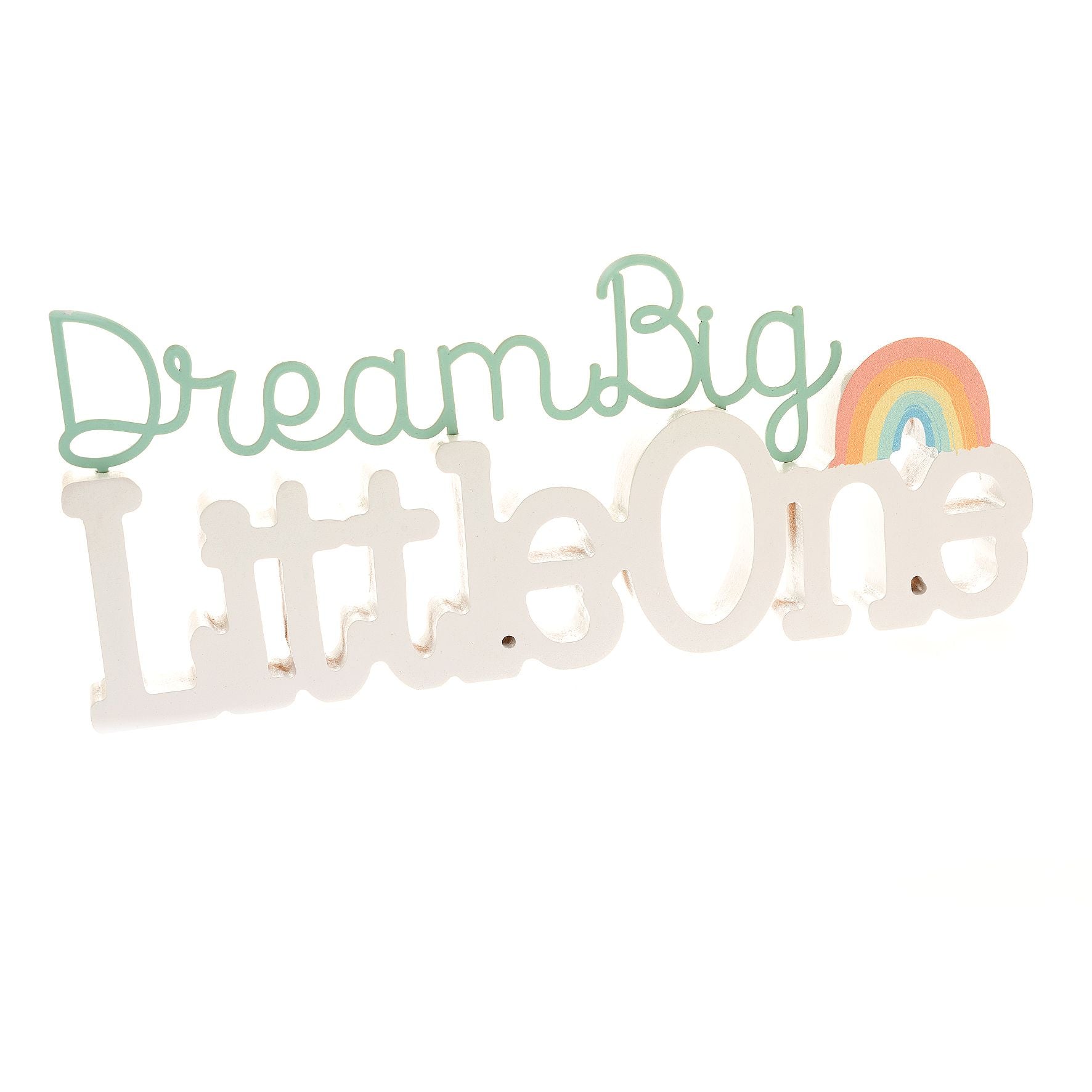 Petit Cheri 3D Word Plaque "Dream Big Little One"