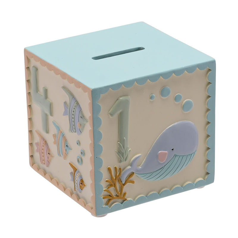 Petit Cheri Resin Sea Cube Money Box