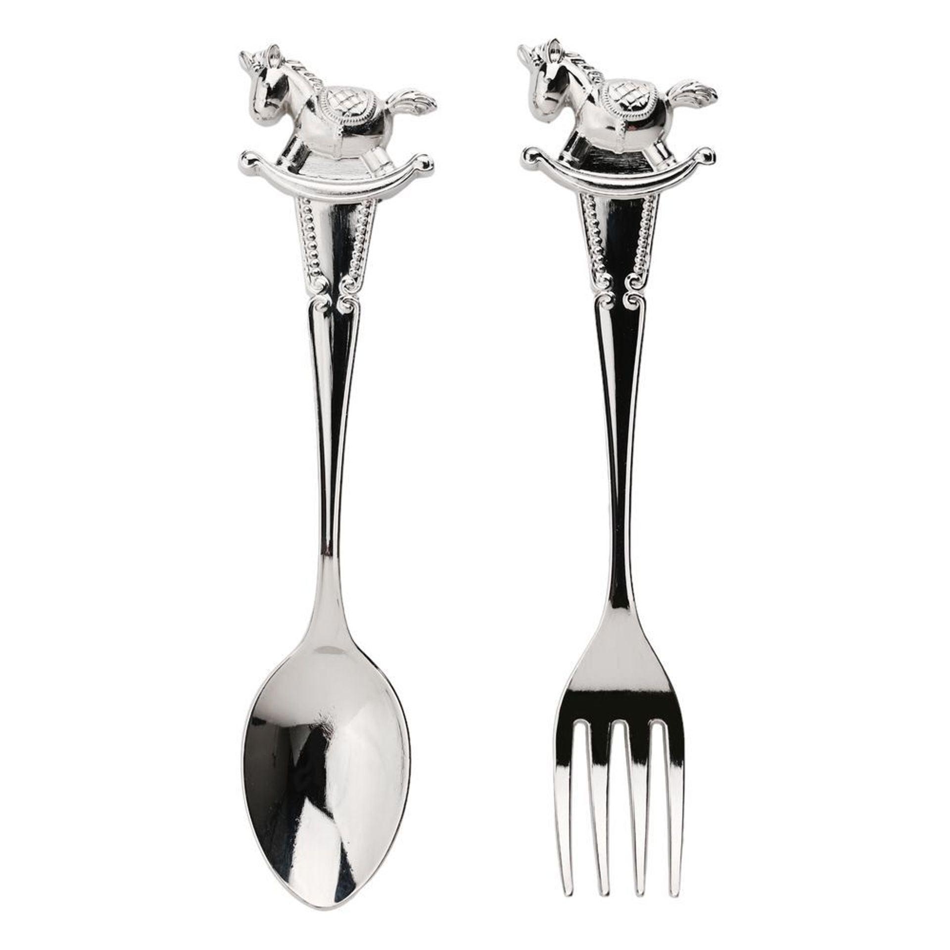 Hello Baby Silverplated Cutlery Set