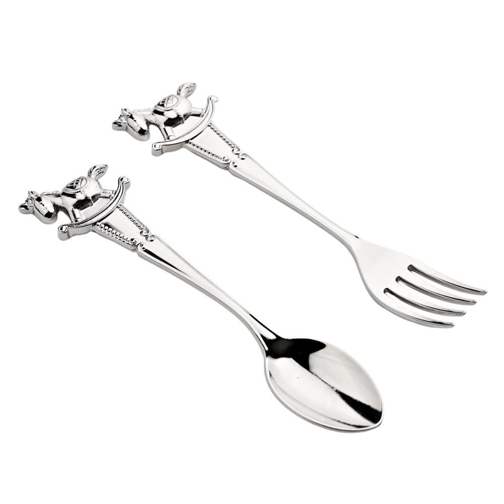 Hello Baby Silverplated Cutlery Set