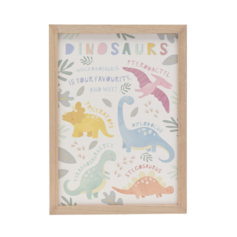 Petit Cheri Dinosaur Plaque - Dinosaur Names
