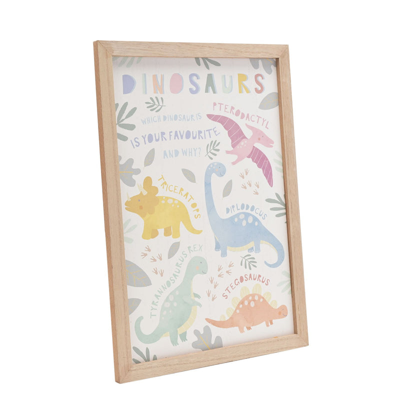 Petit Cheri Dinosaur Plaque - Dinosaur Names