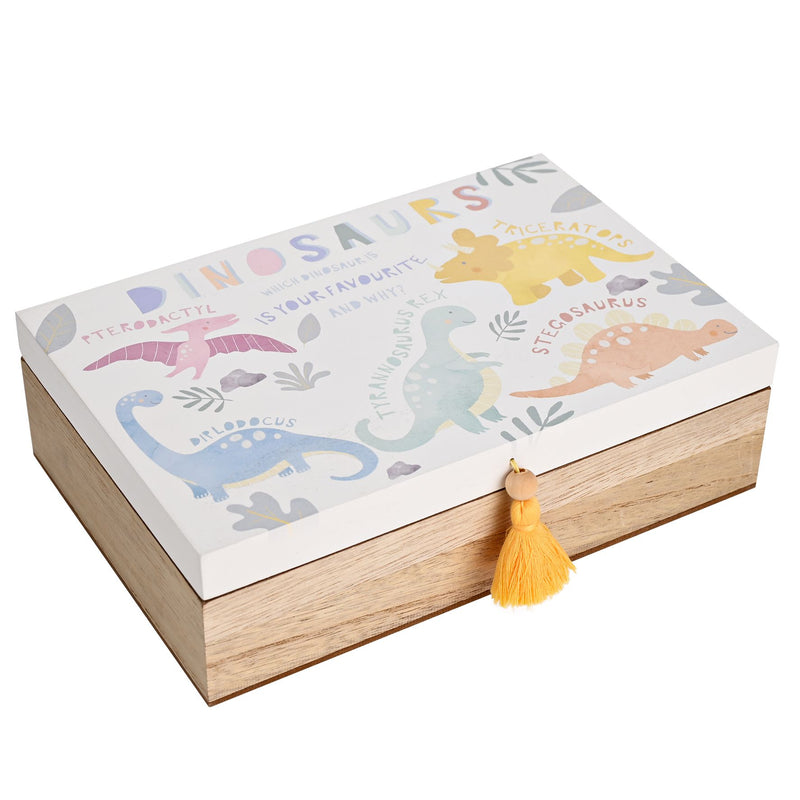 Petit Cheri Dinosaur Keepsake Box - Dinosaur Names