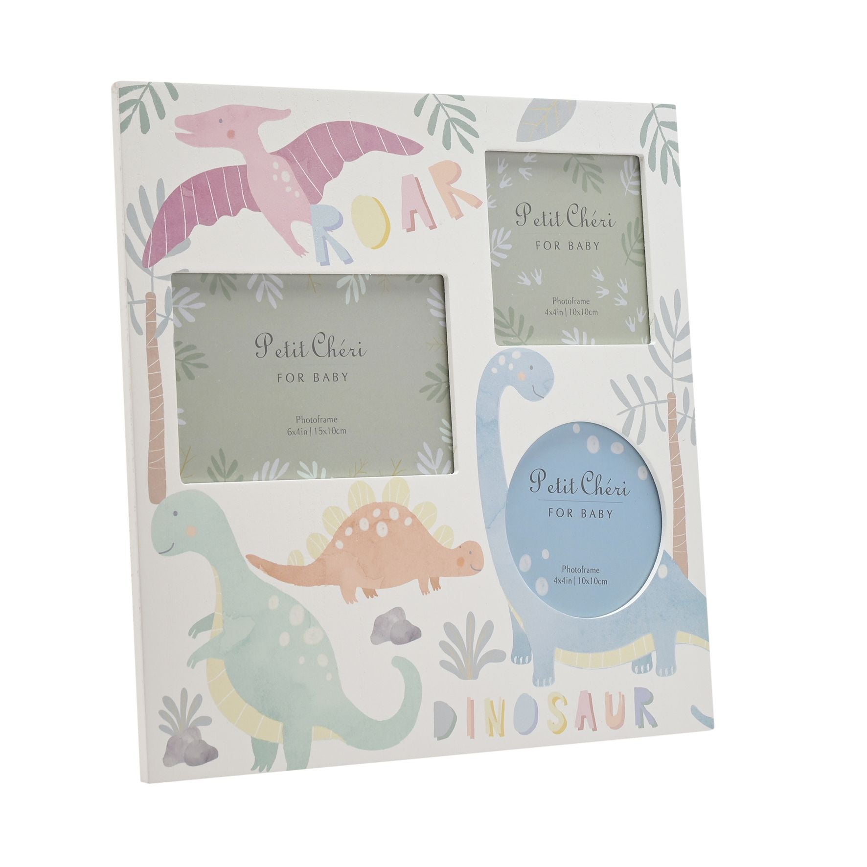 Petit Cheri Dinosaur Collage Frame