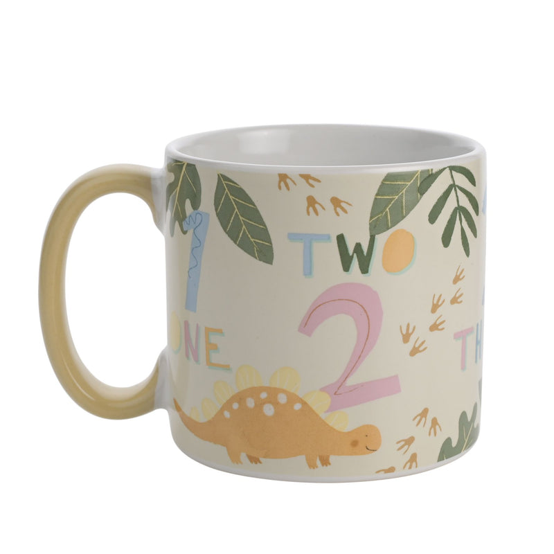 Petit Cheri Dinosaur Mug - Numbers