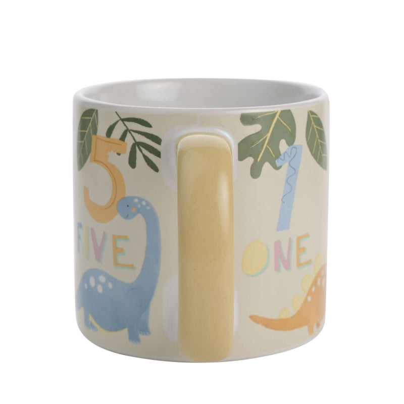 Petit Cheri Dinosaur Mug - Numbers