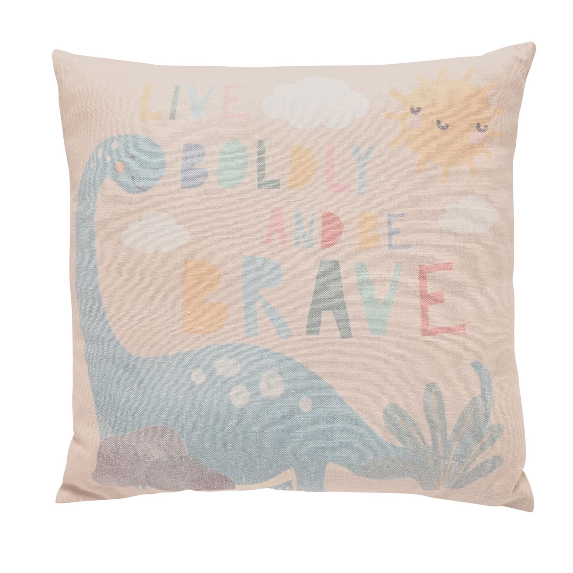 Petit Cheri Dinosaur Cushion - "Brave"