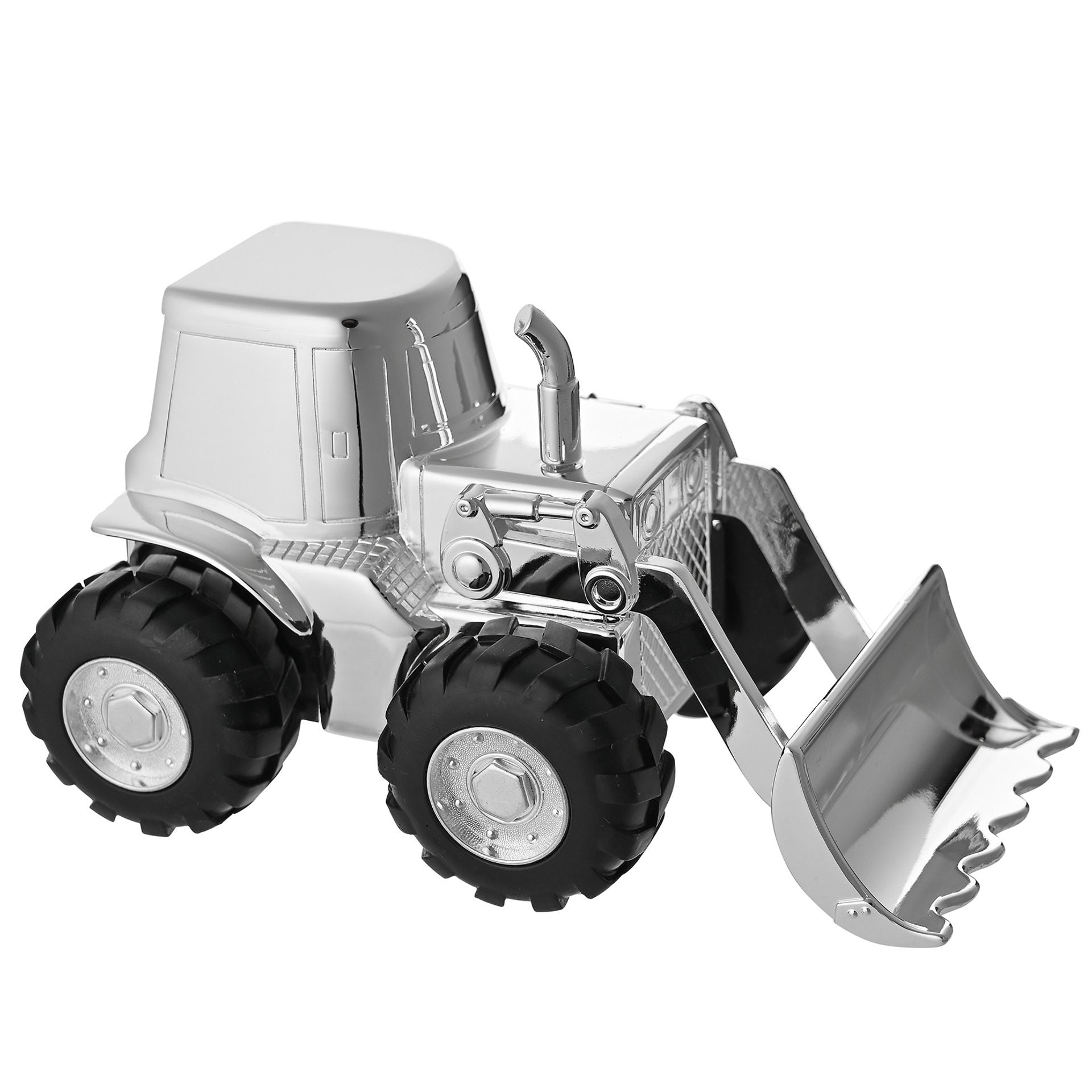 Bambino Silverplated Money Box - Front Loading Digger