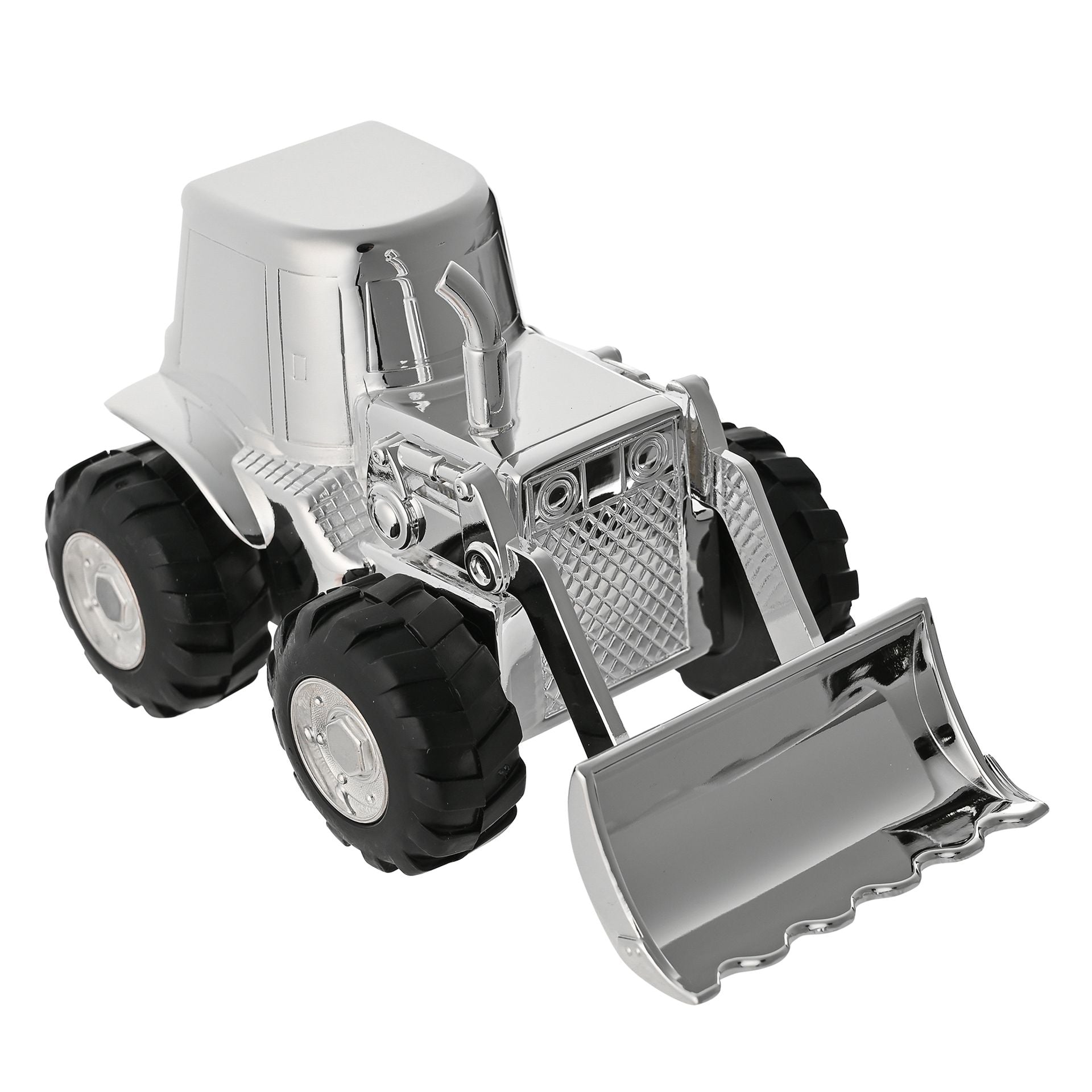 Bambino Silverplated Money Box - Front Loading Digger