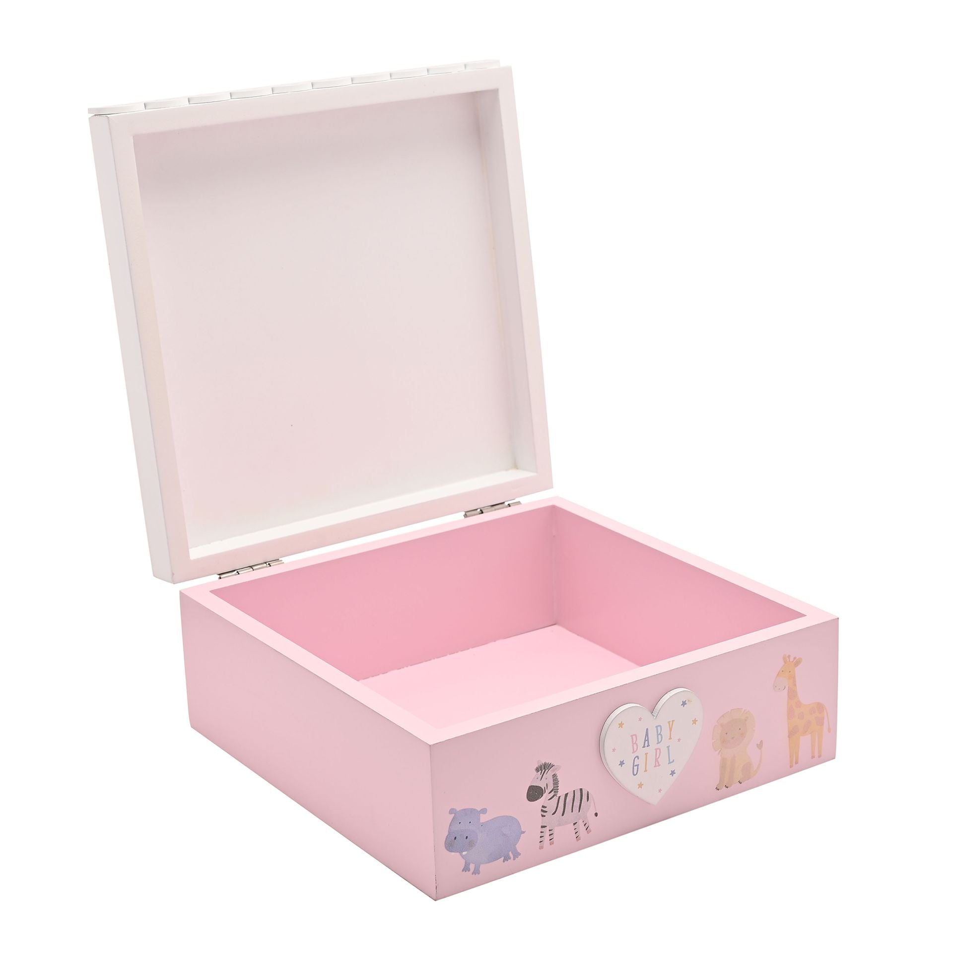 Petit Cheri Giraffe Keepsake Box - Baby Girl
