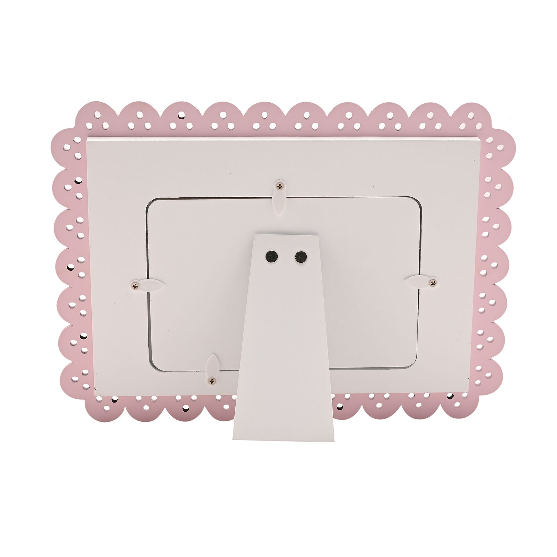 Petit Cheri Scallop Frame 6" x 4" Pink - Its A Girl