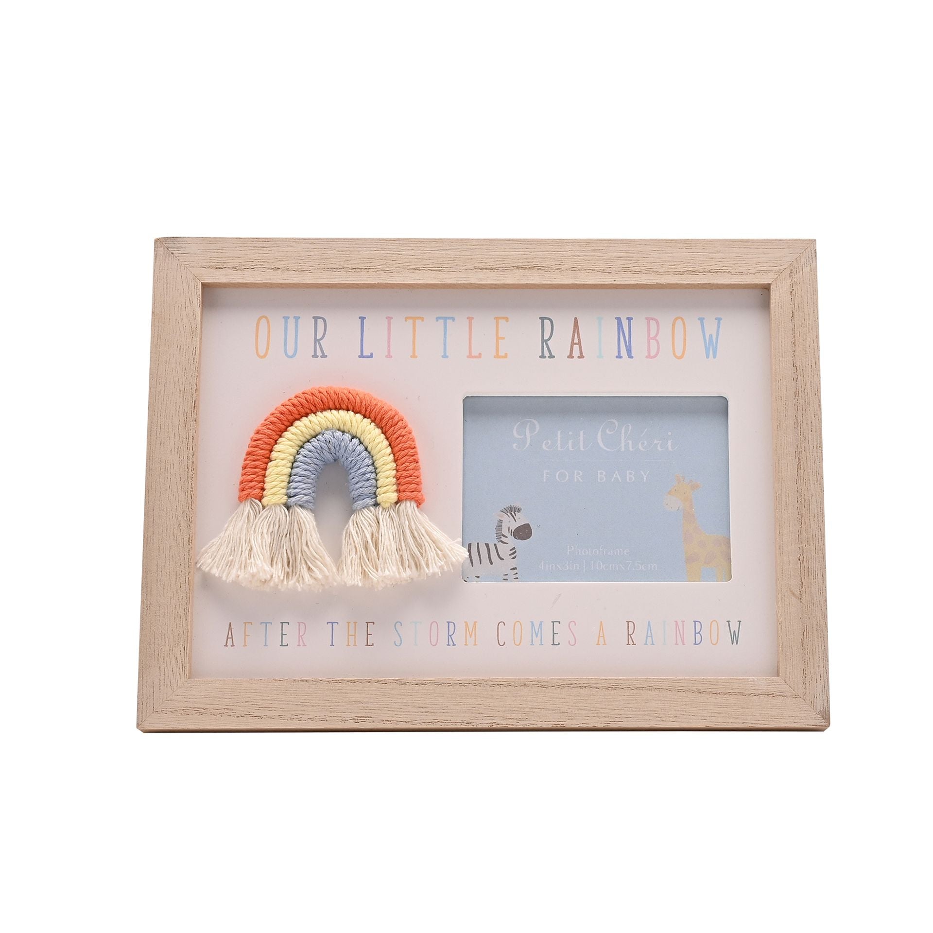 Petit Cheri Baby Scan Frame - Our Little Rainbow