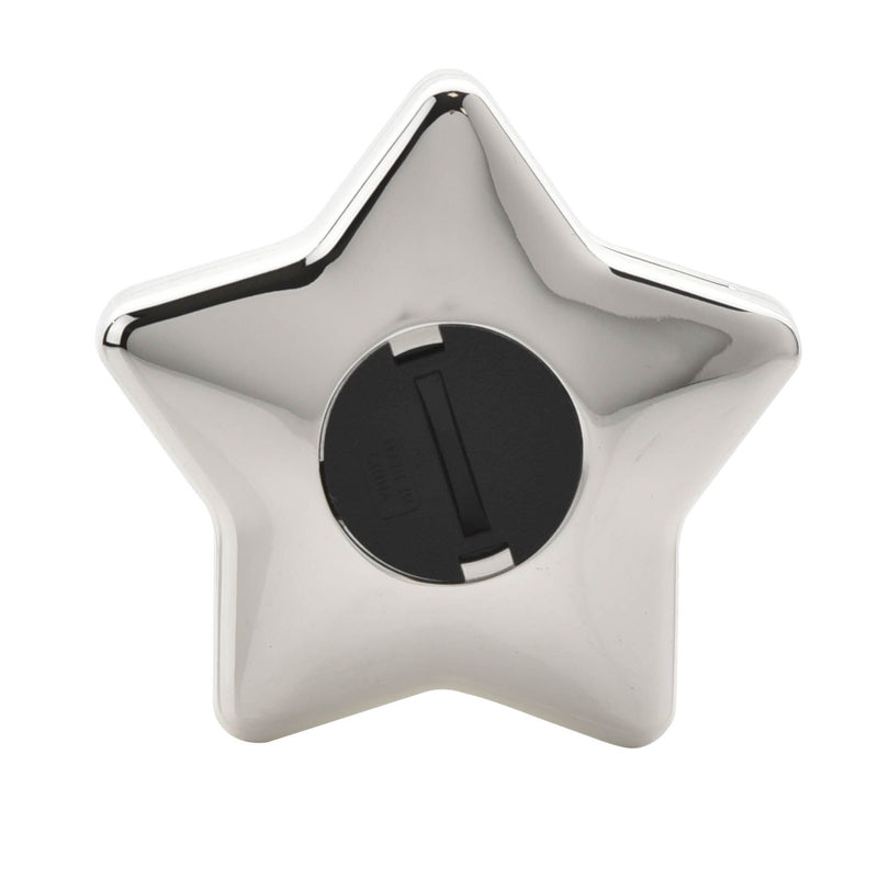 Bambino Silverplated Star Shape Money Box