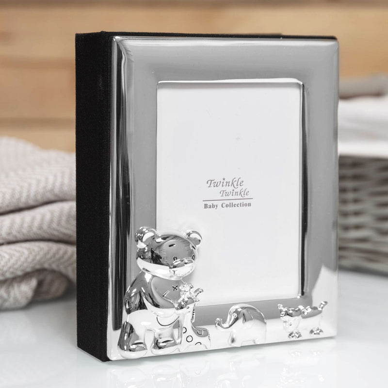 Twinkle Twinkle Silverplated Photo Album Holds 72 4"x6" prts
