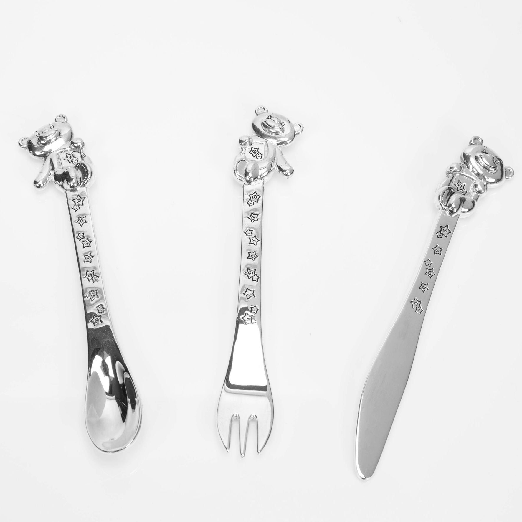 Twinkle Twinkle Silverplated 3pc Cutlery Set