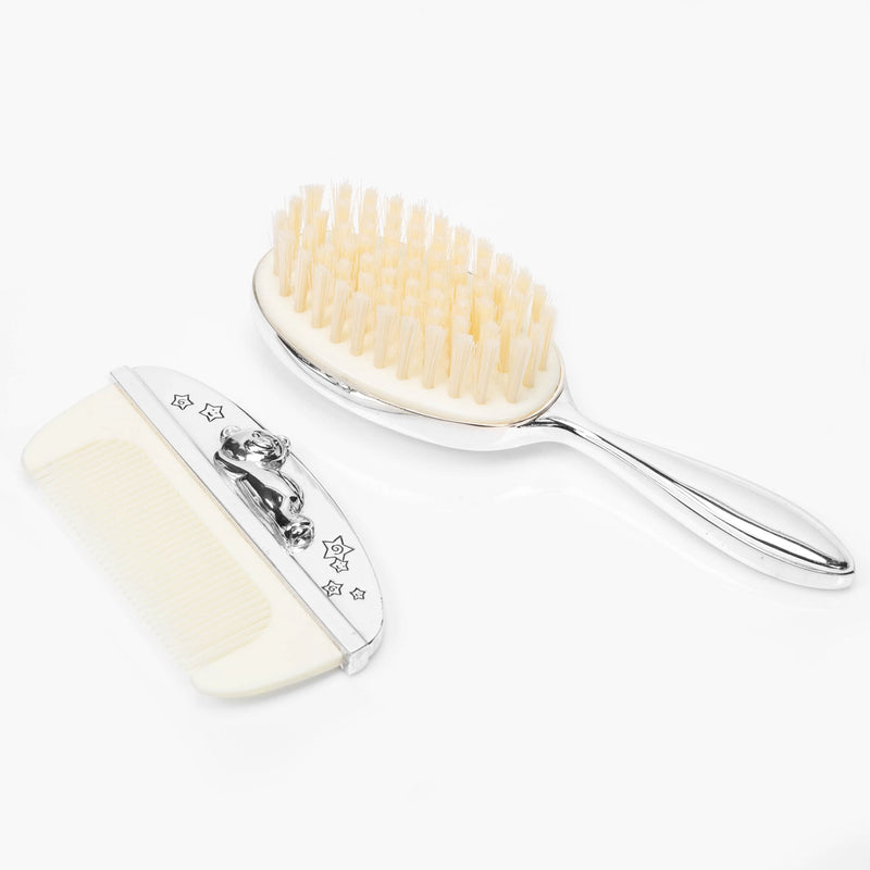 Twinkle Twinkle Silverplated Brush/Comb Set